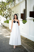 THE SANTORINI BACKLESS MAXI