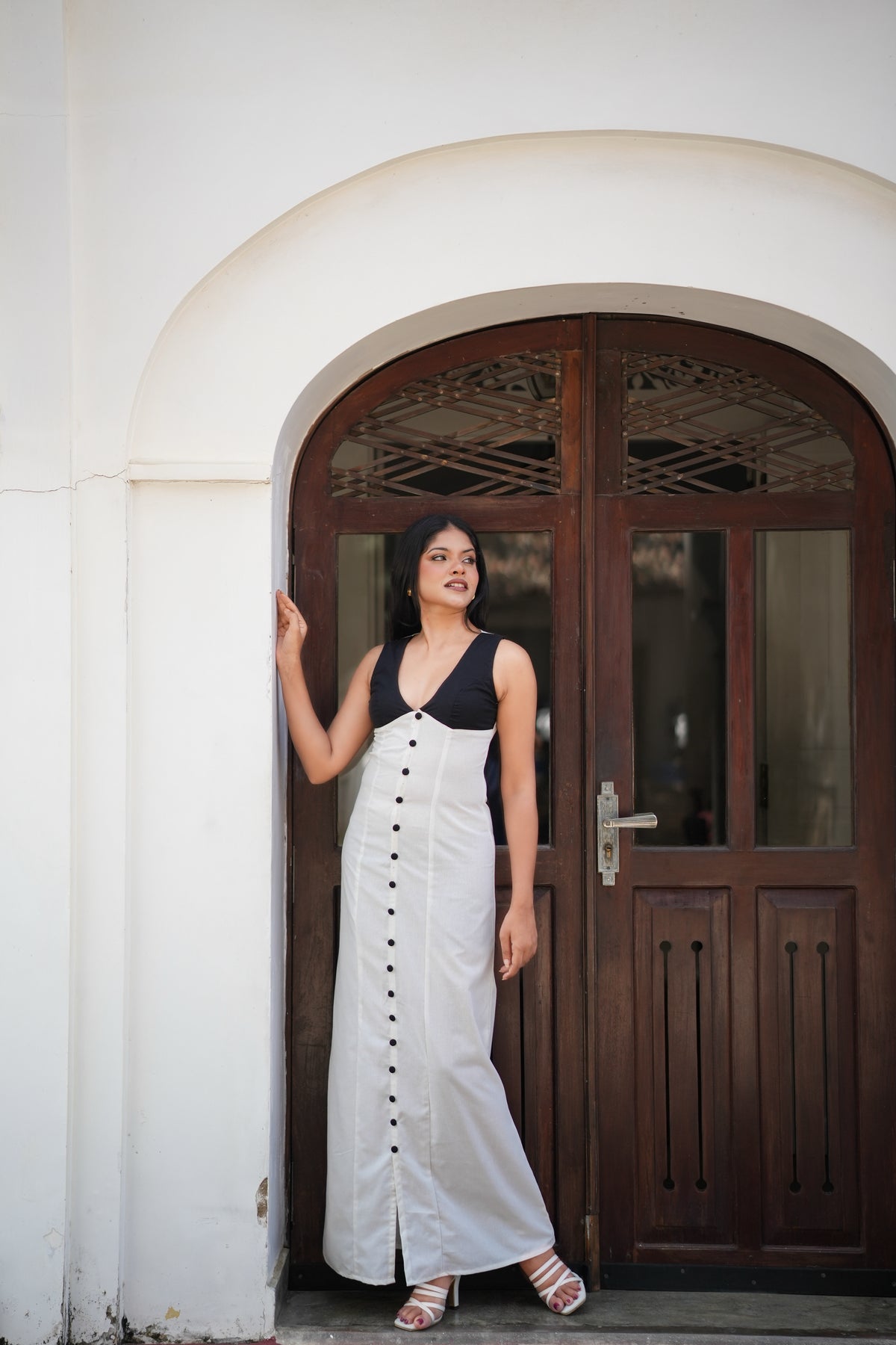 THE ELBA BUTTON DOWN MAXI