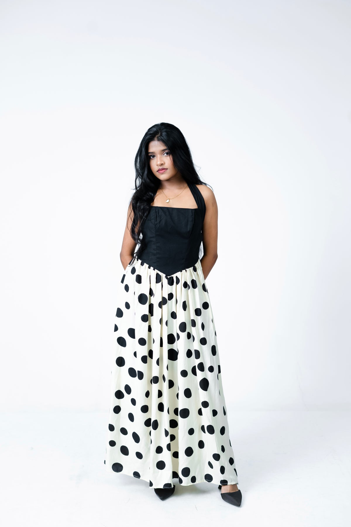 THE LUNAR HALTER MAXI