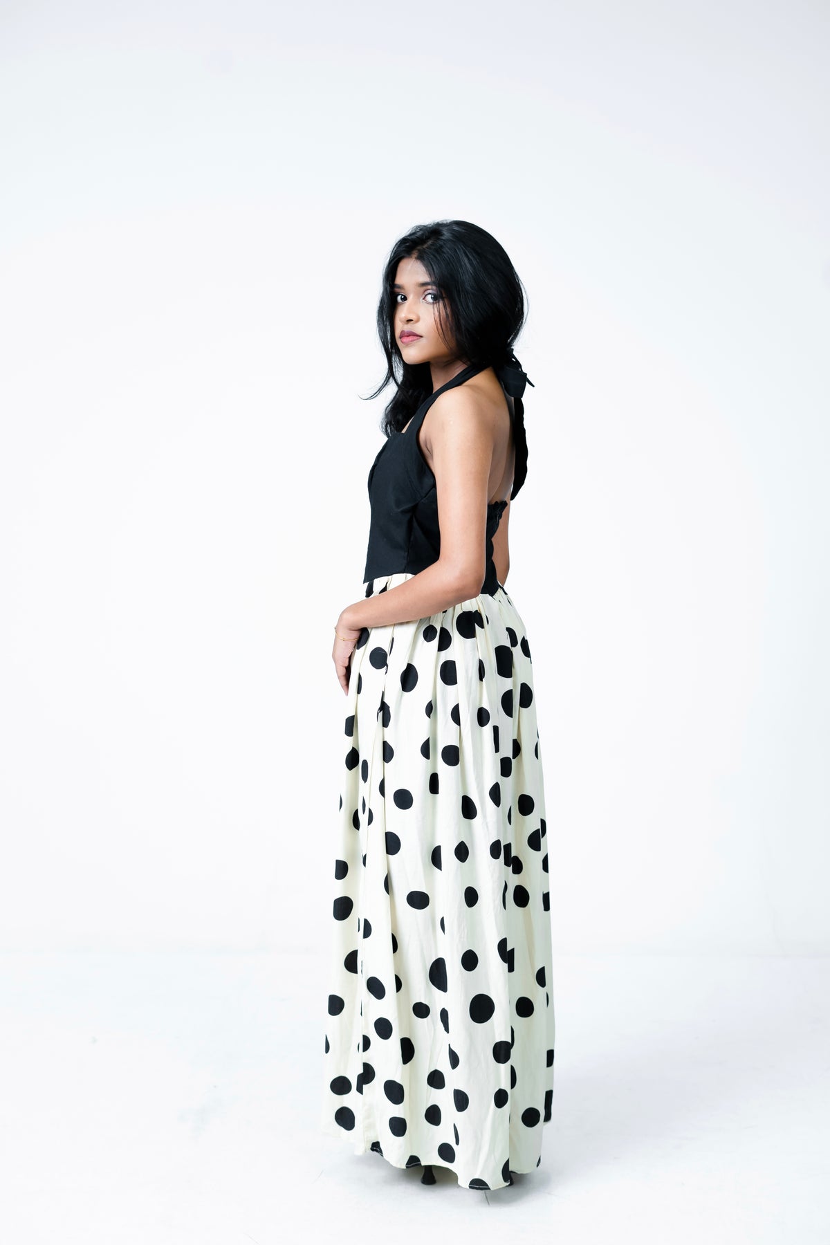 THE LUNAR HALTER MAXI