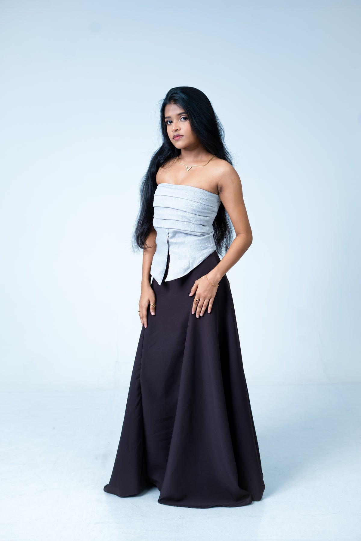 THE TERRA PANELLED SKIRT