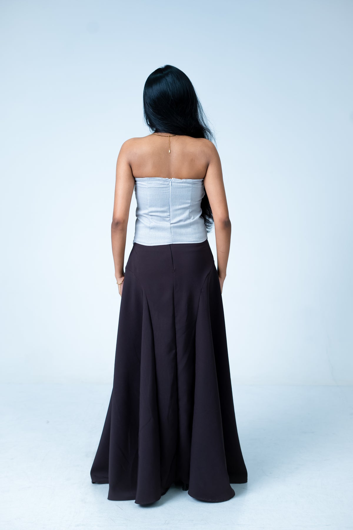 THE CAELUM PLEATED TOP