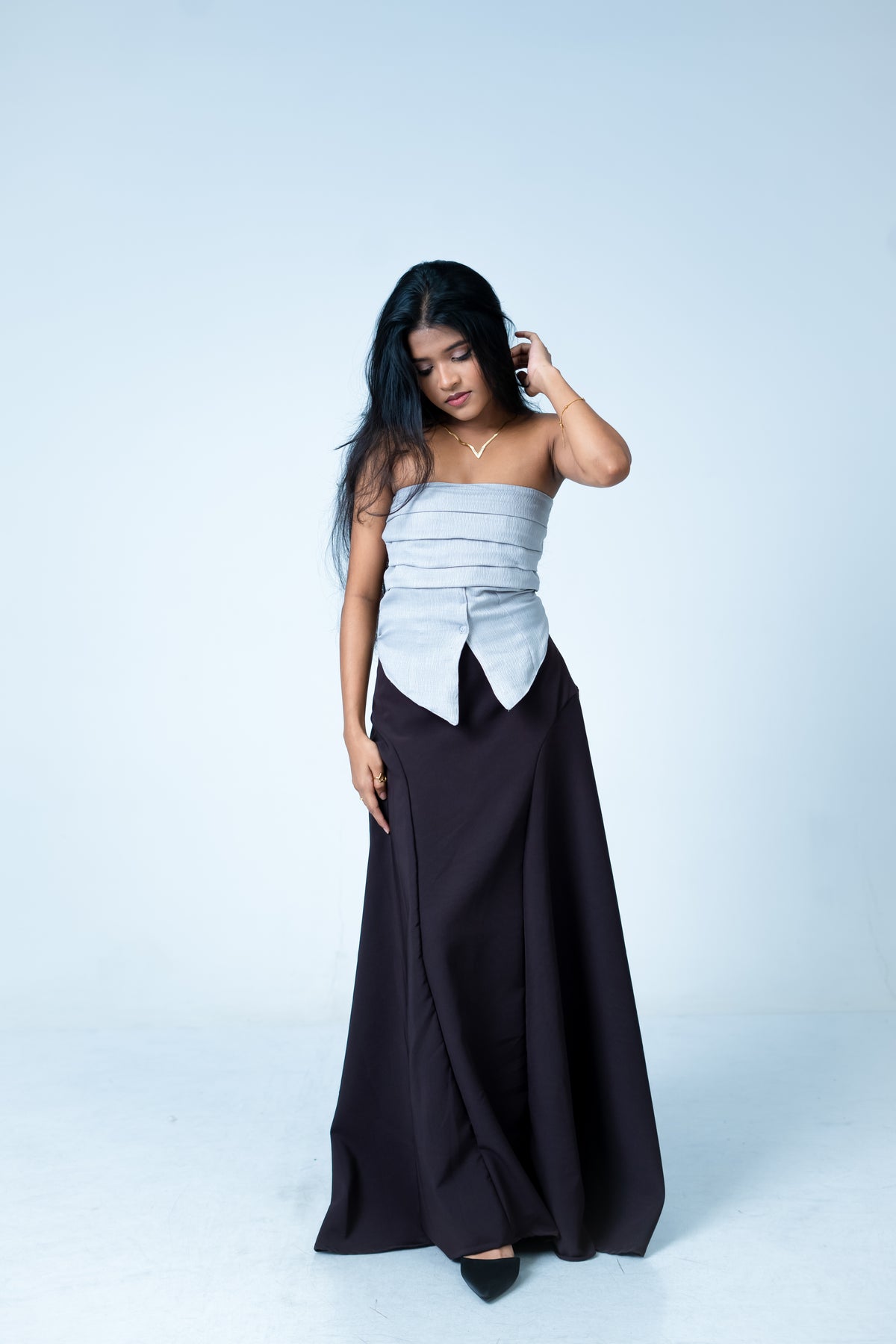 THE TERRA PANELLED SKIRT